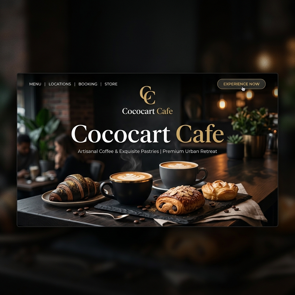CocoCart Cafe Website