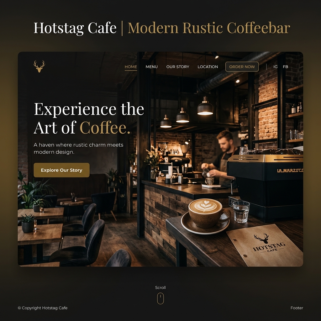 Hotstag Cafe Website